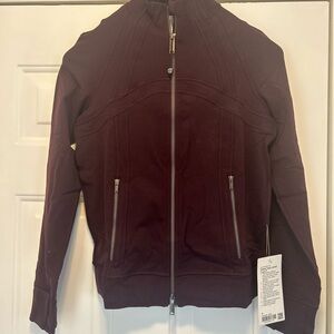 NWT LULULEMON define track jacket in burgundy!